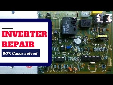 Inverter battery labelled for repair by inverter dealers